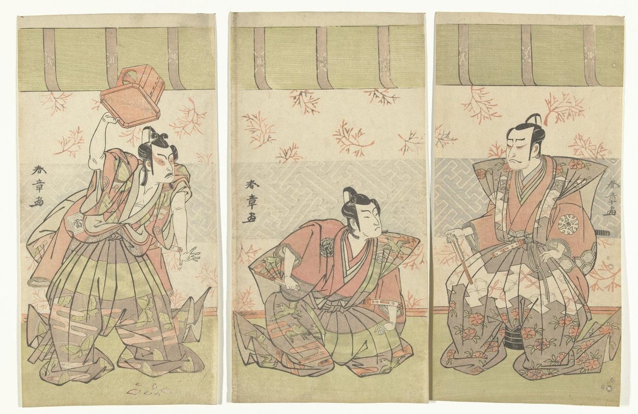 Acteurstriptiek door Katsukawa Shunsho