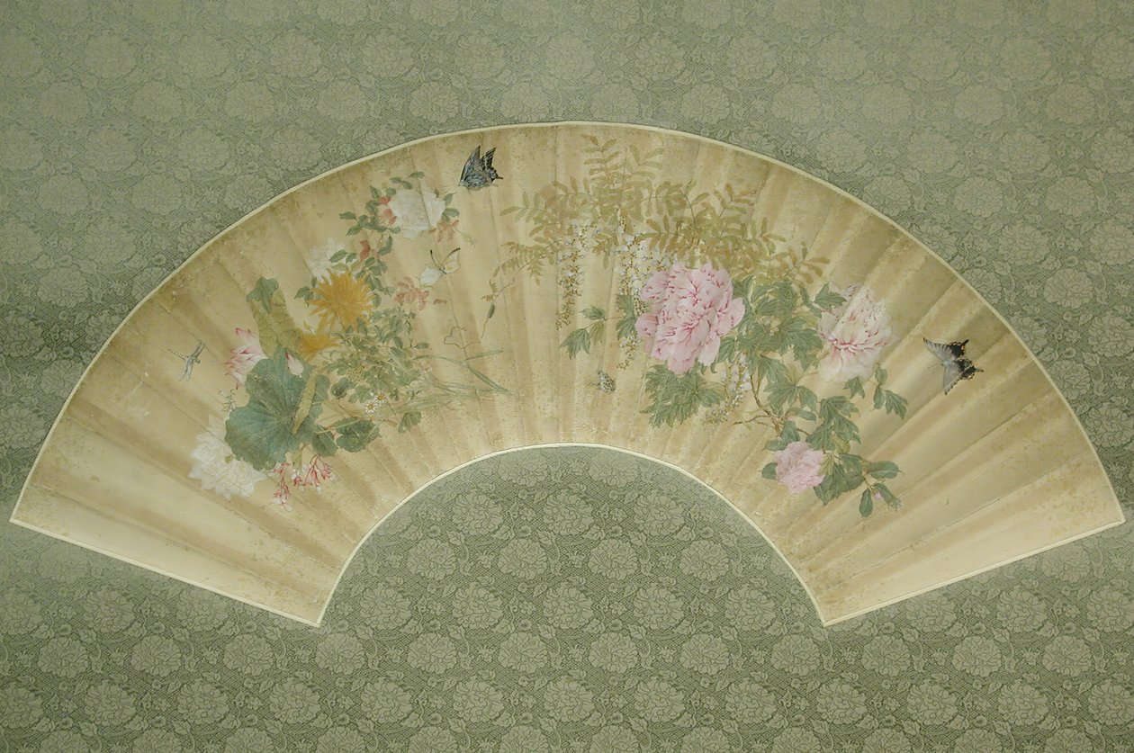 Zomerbloemen door Katsushika Isai