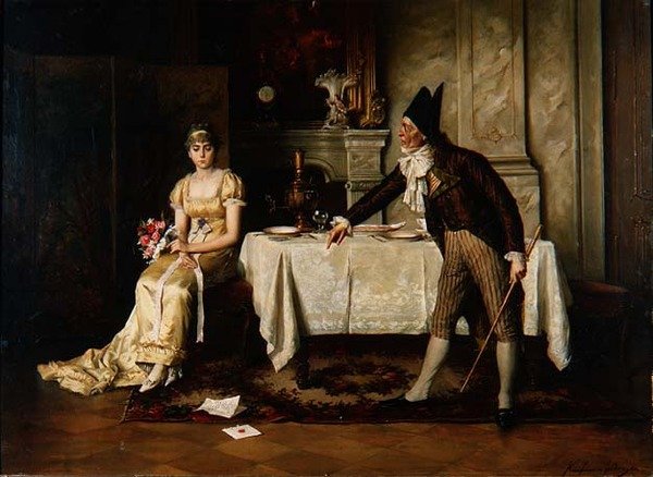 De Liefdesbrief door Kaufmann Isidor