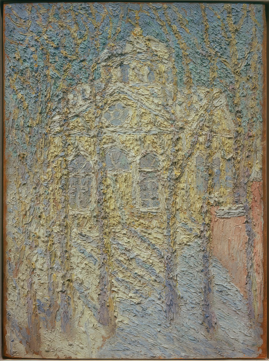 Kerk, circa 1906 door Kazimir Severinovich Malevich