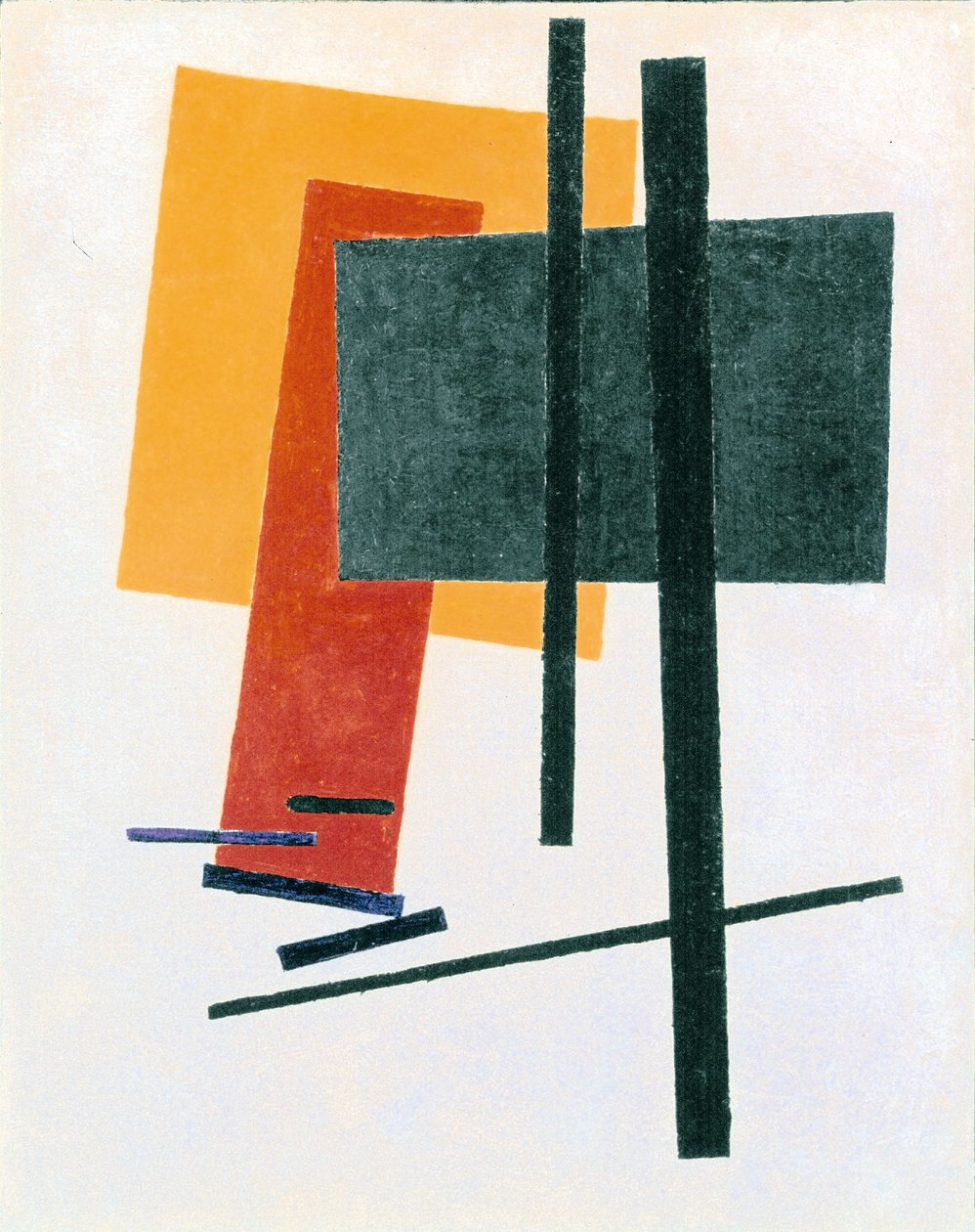 Suprematistische compositie door Kazimir Severinovich Malevich