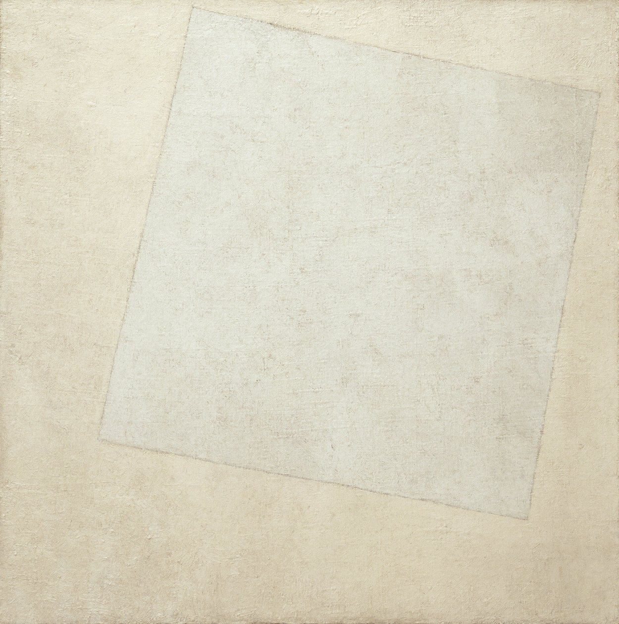 Suprematistische compositie: Wit op wit door Kazimir Severinovich Malevich