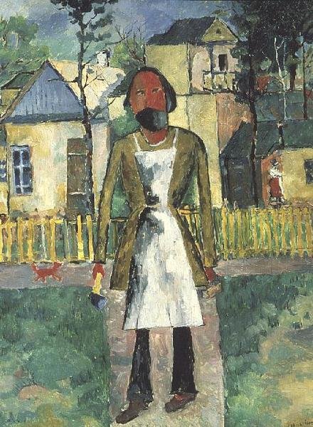 De timmerman door Kazimir Severinovich Malevich