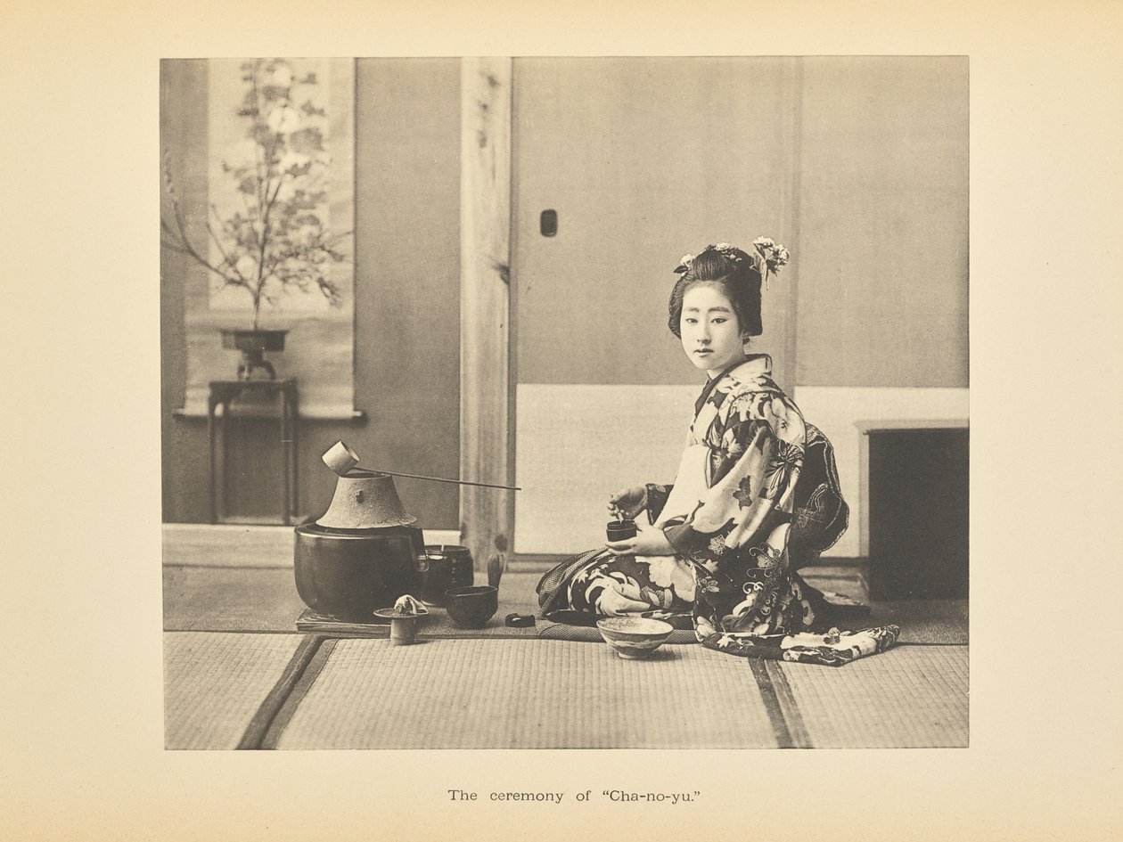 De ceremonie van "Cha-no-yu" door Kazumasa Ogawa
