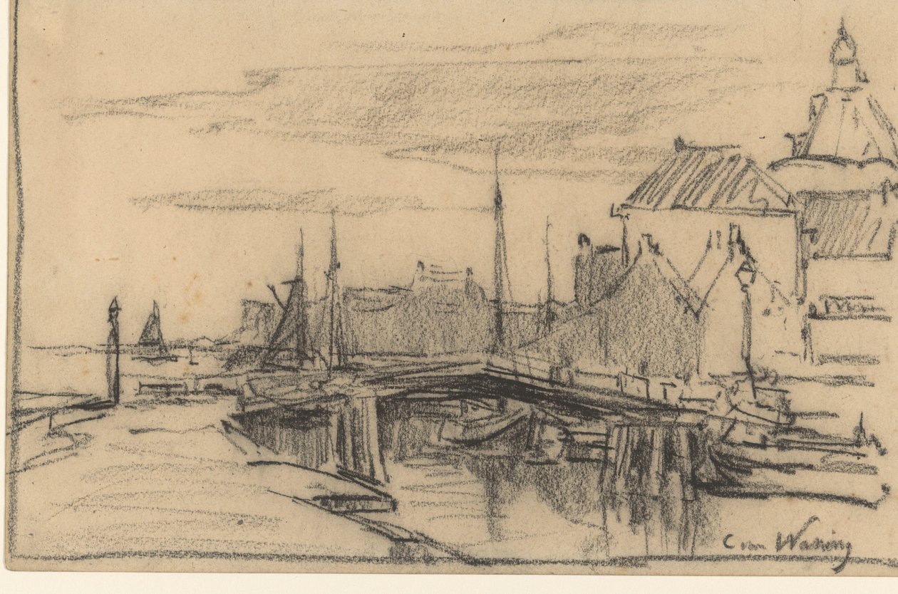 Haven van Enkhuizen door Kees van Waning