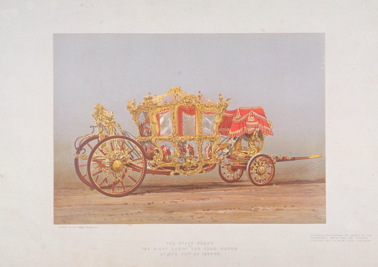 Koets van de Lord Mayor, 1872 door Kell Brothers