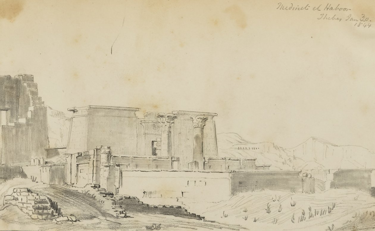 Medinet El Harbor, Thebe door Kellogg, Miner Kilbourne