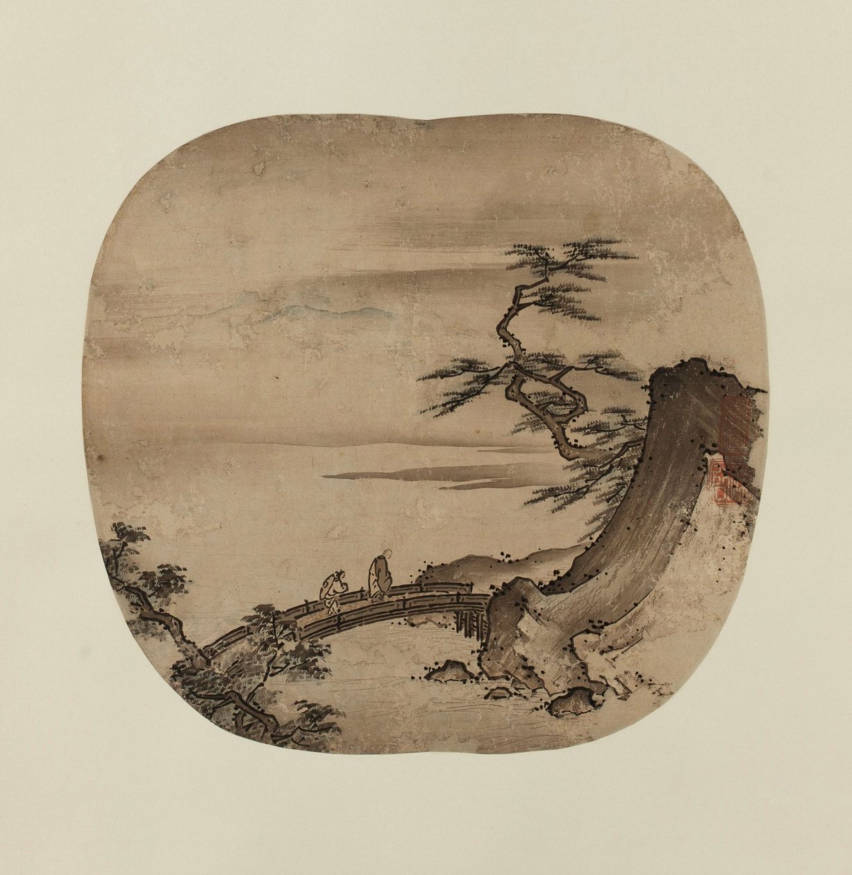 Landschap, tweede helft van de 15e eeuw door Kenkō Shōkei