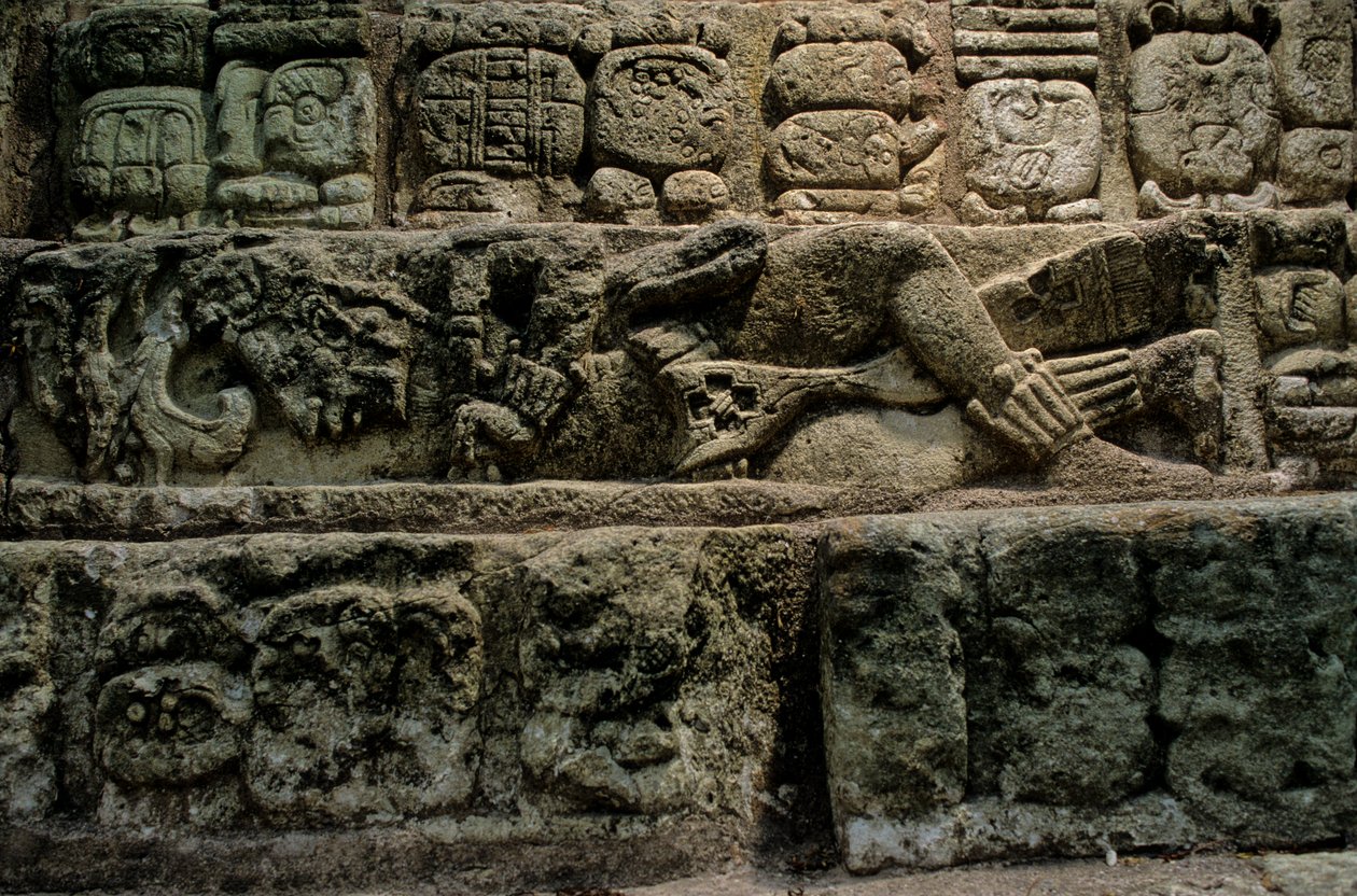 Maya; Copan; Honduras. door Kenneth Garrett