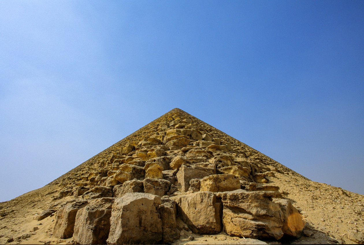 Piramide in Dashur, Egypte, Oude Koninkrijk door Kenneth Garrett