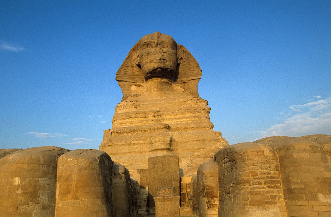 De Sfinx; Droomstèle, Gizeh; Egypte door Kenneth Garrett