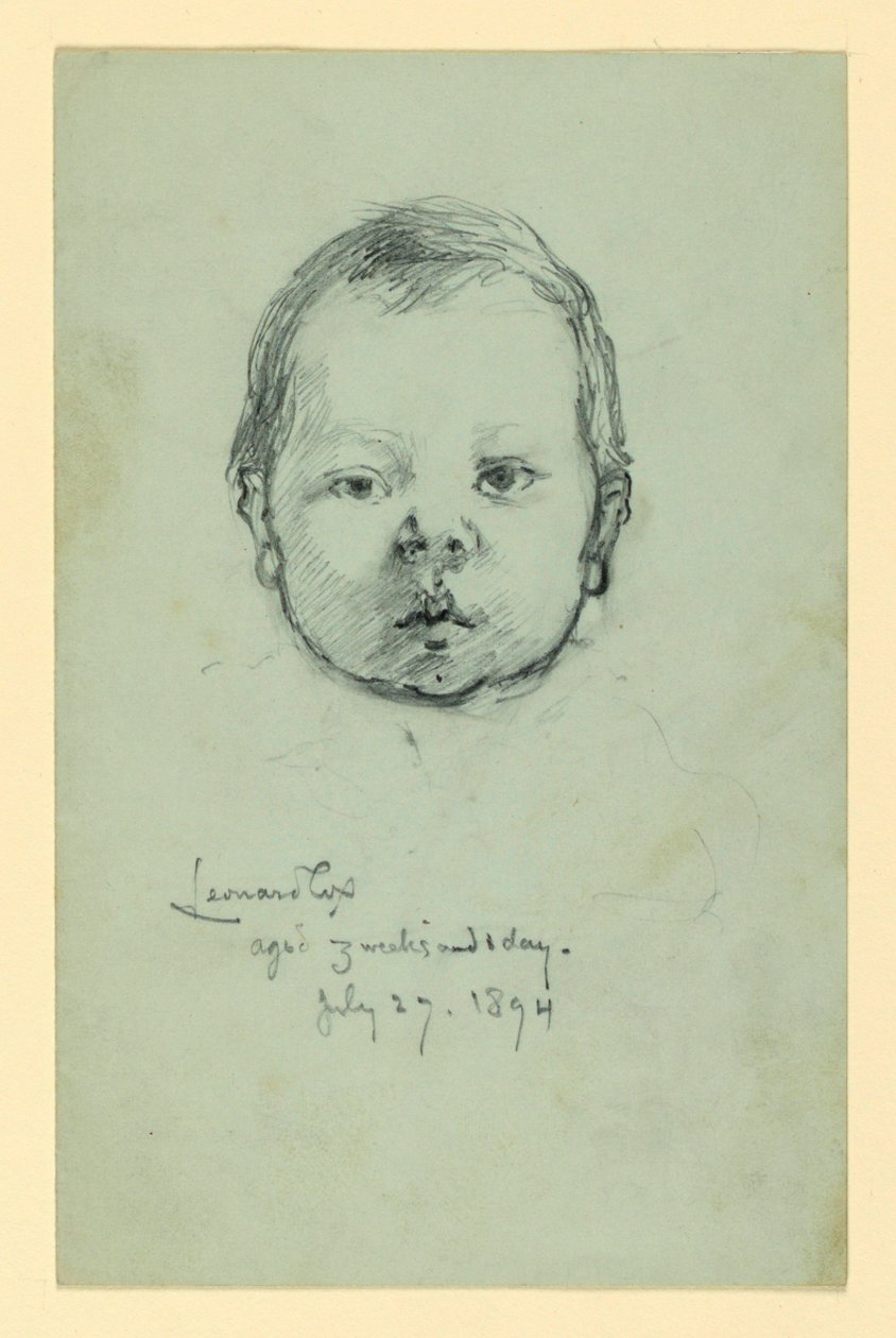 Portret van Leonard Cox door Kenyon Cox