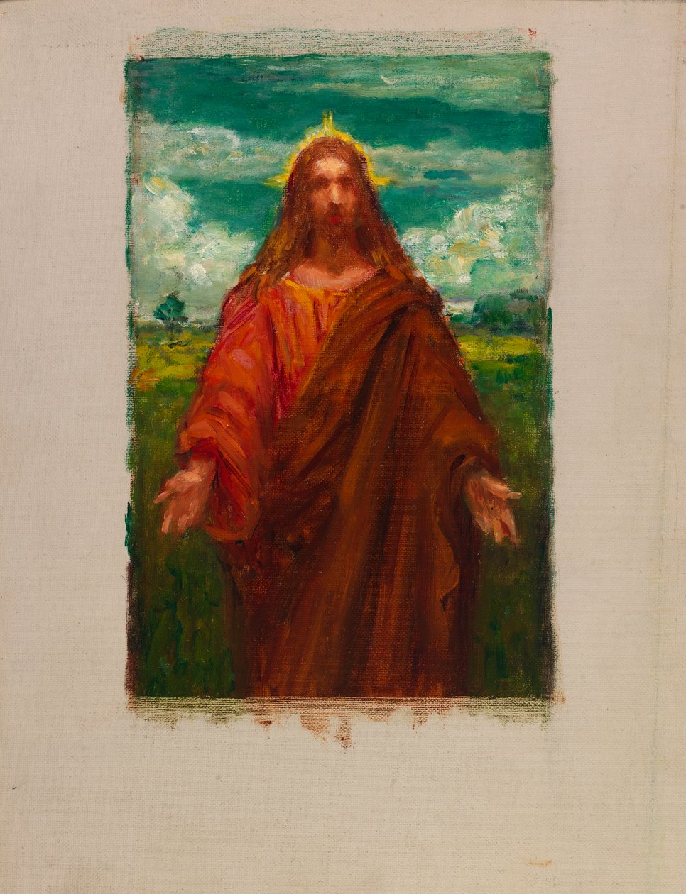 Studie voor Christus, 1905 door Kenyon Cox