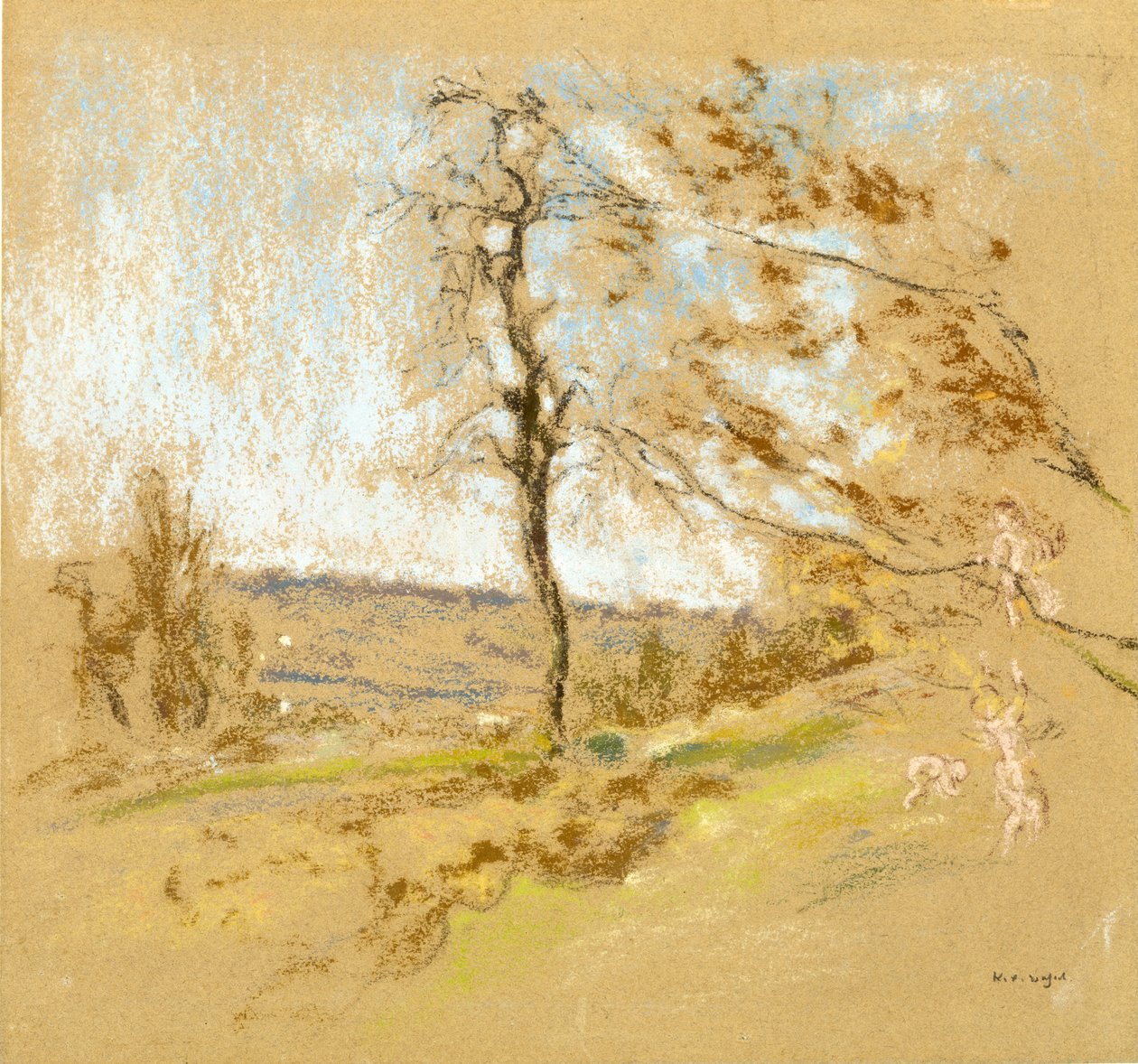 Landschap door Ker Xavier Roussel