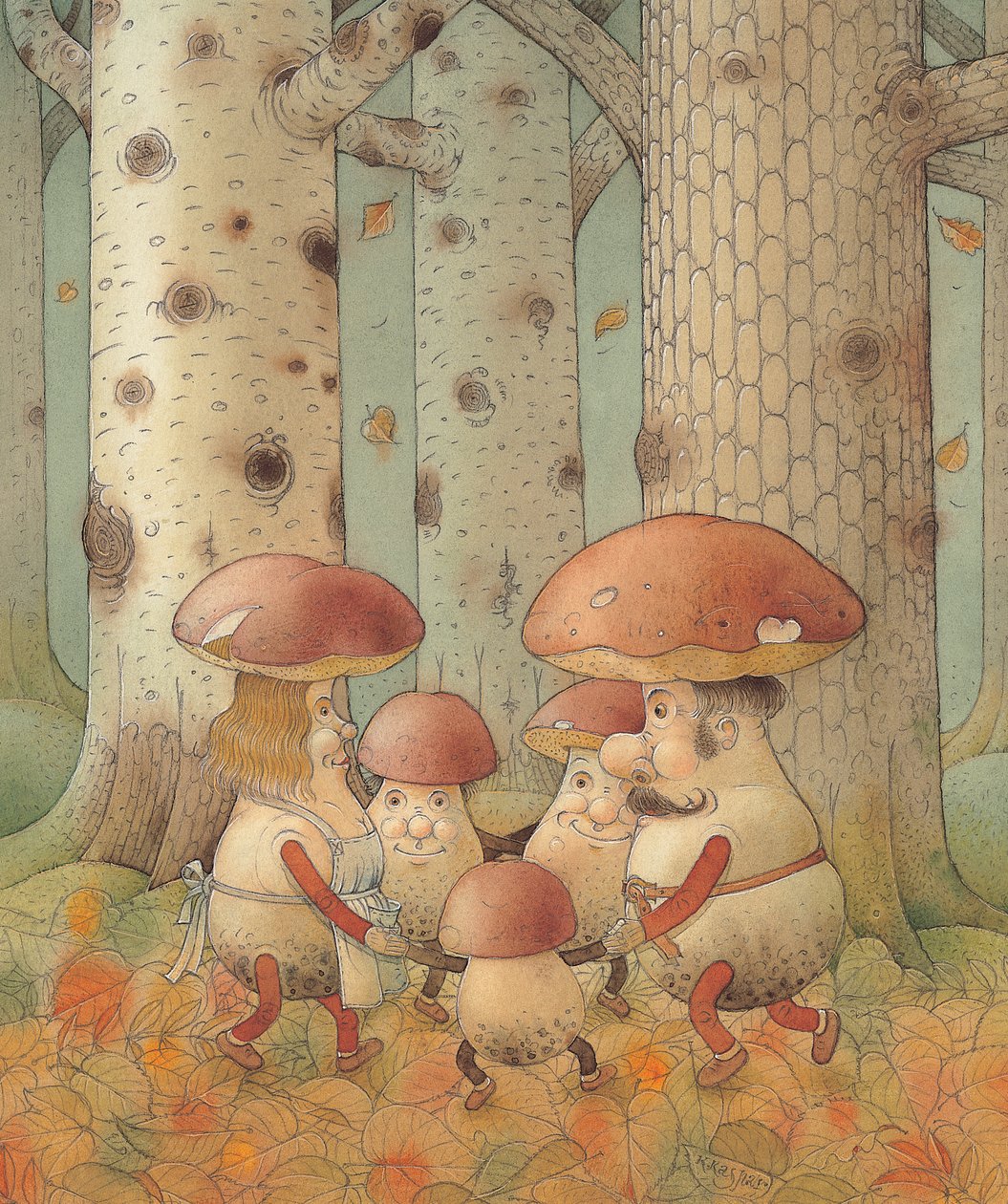 Paddenstoelen door Kestutis Kasparavicius