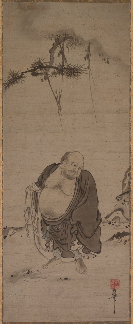 Hotei, late 1300s-vroege 1400s door Kichizan Mincho