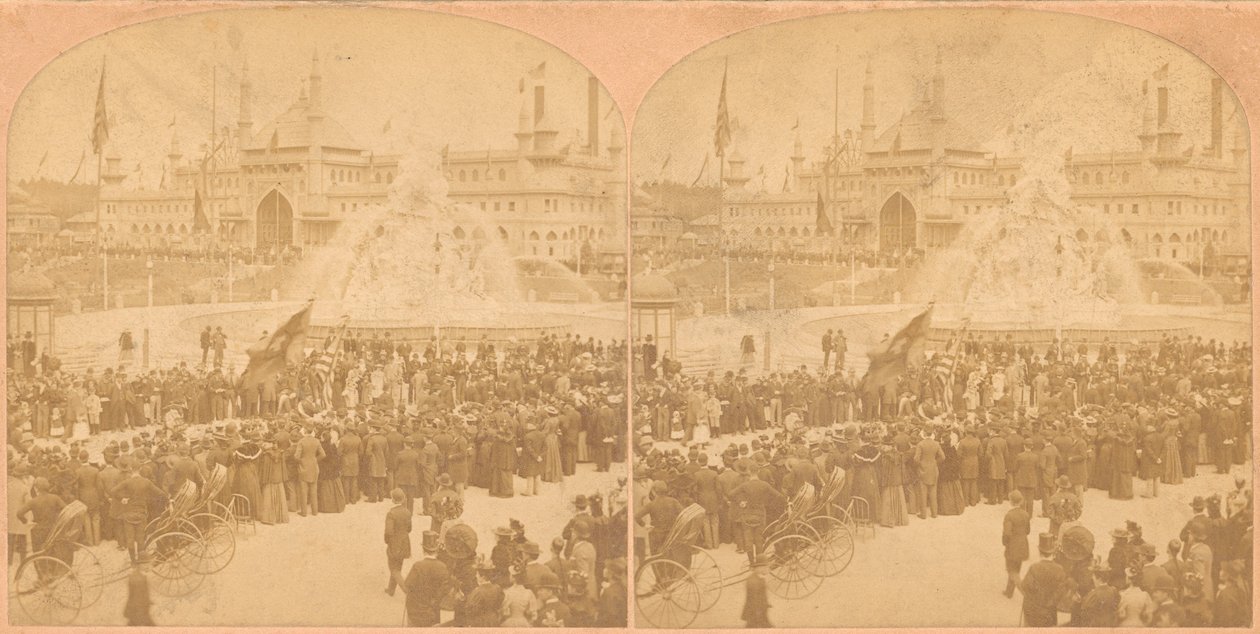 Duitse dag, California Midwinter Exposition, 1850s-1910s door Kilburn Brothers