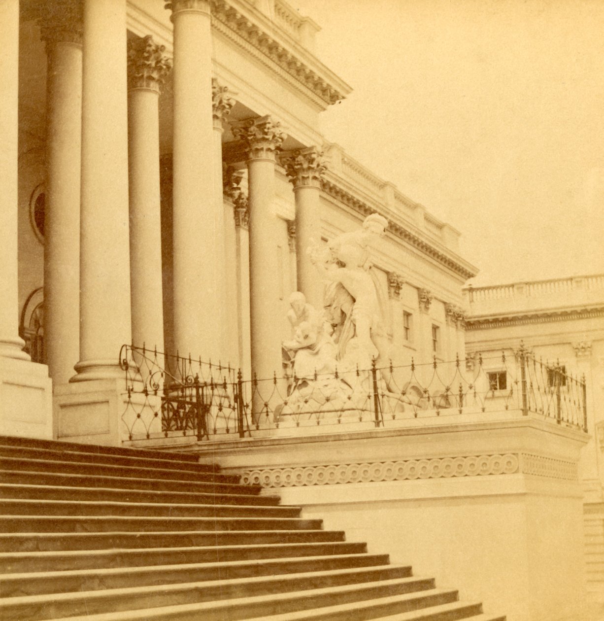 Senate Front, Washington D.C., ca. 1900 door Kilburn Brothers