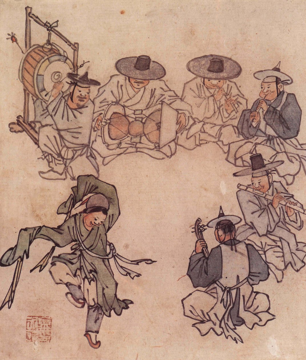 Een dansende jongen door Kim Hong Do