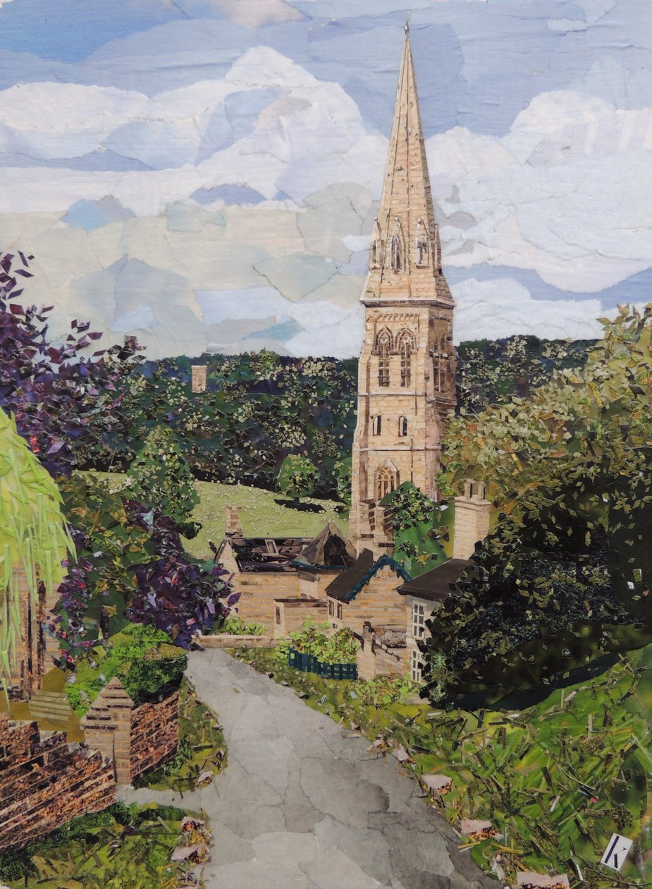 Edensor Village door Kirstie Adamson