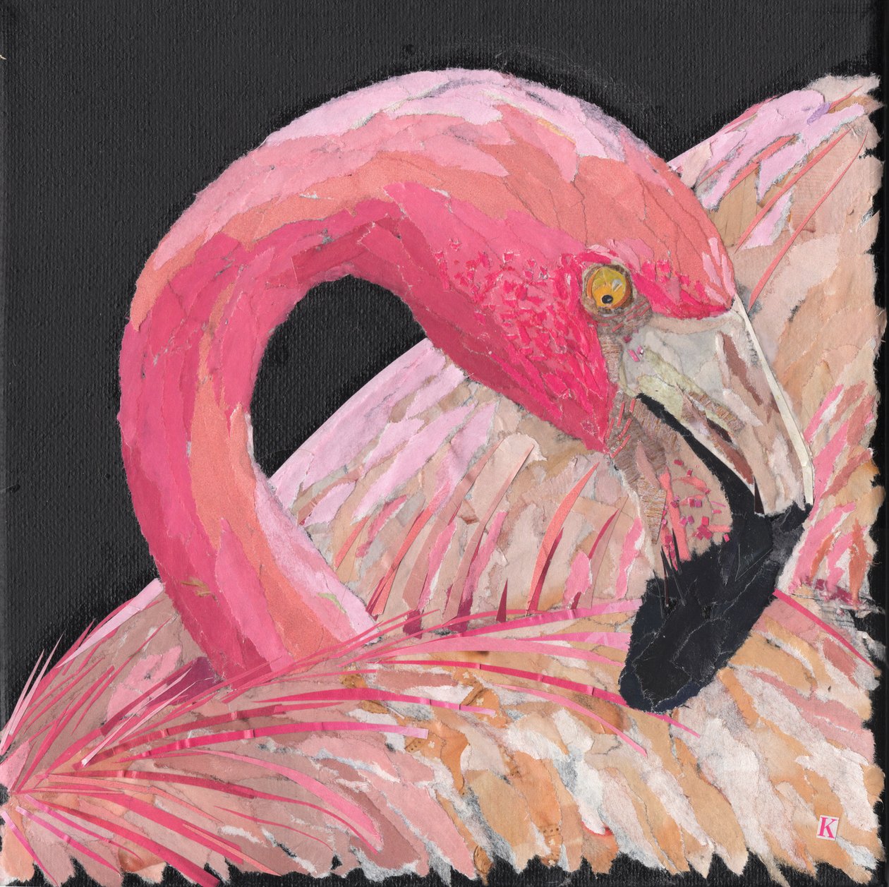Flamingo door Kirstie Adamson