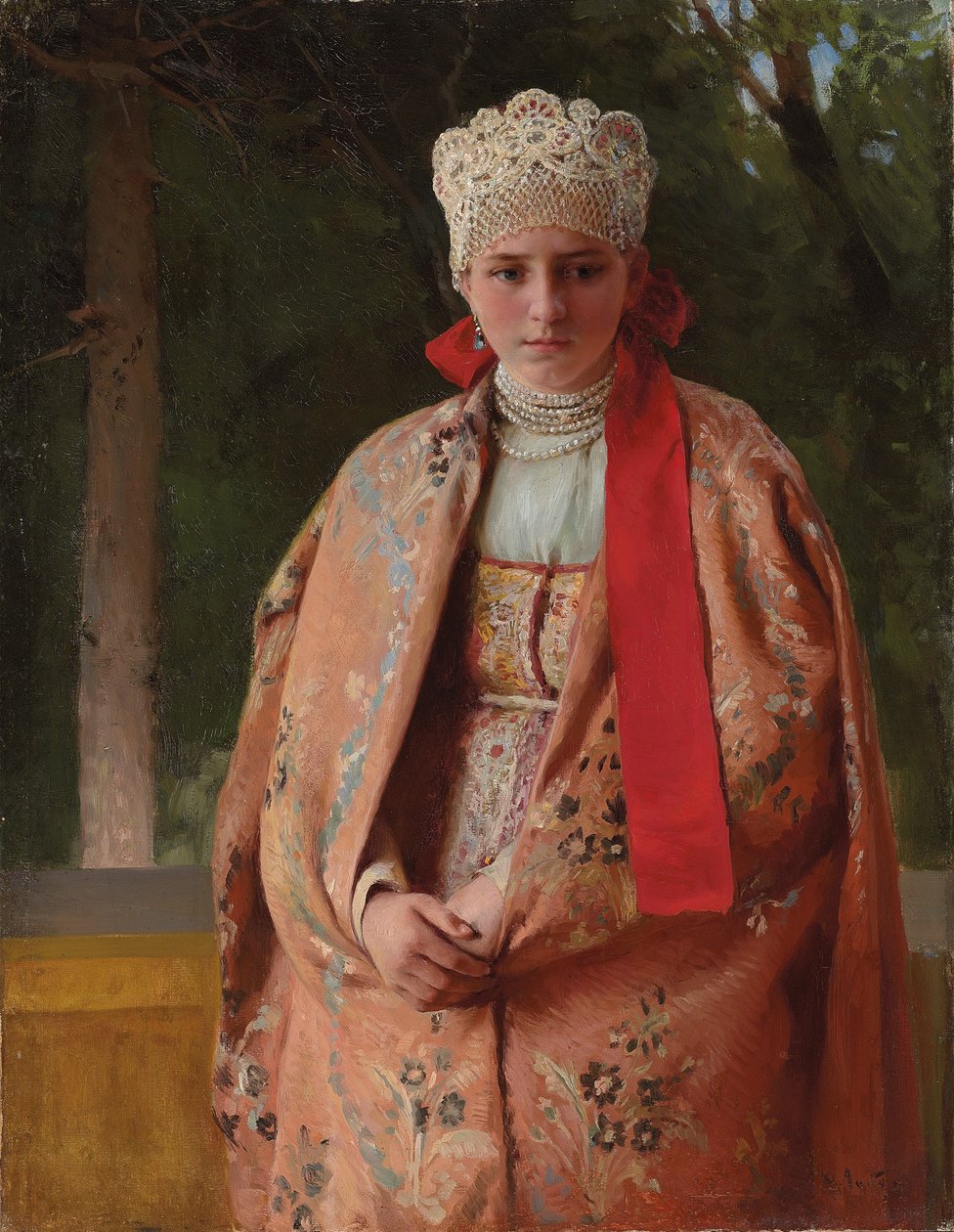 Boyarina door Klavdiy Vasilievich Lebedev