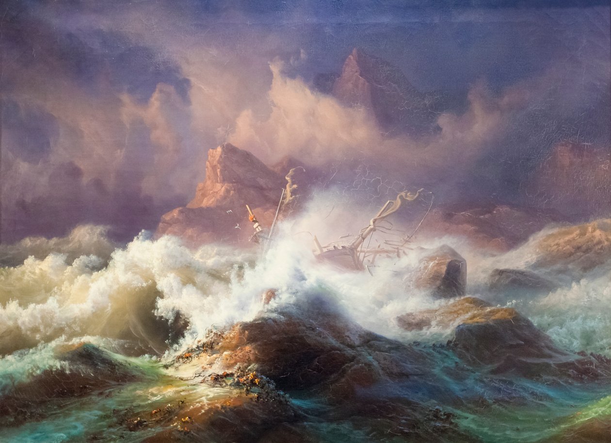 Het wrak door Knud Andreassen Baade
