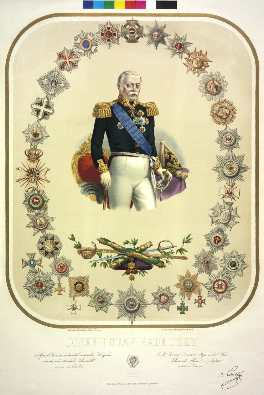 Joseph Radetzky door Konrad Grob
