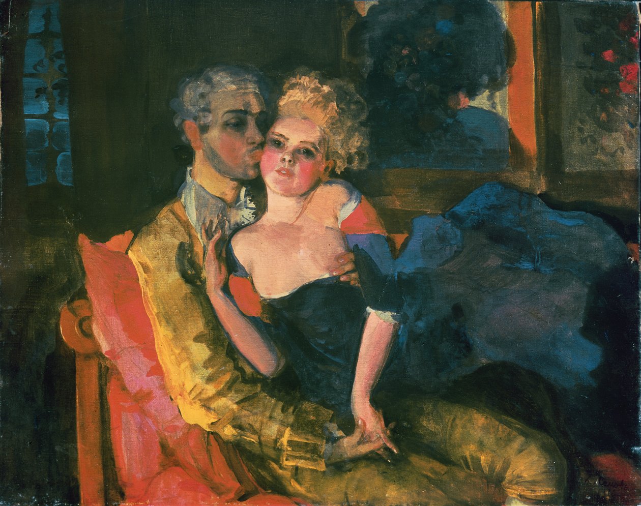 Liefde, 1910 door Konstantin Andreevic Somov