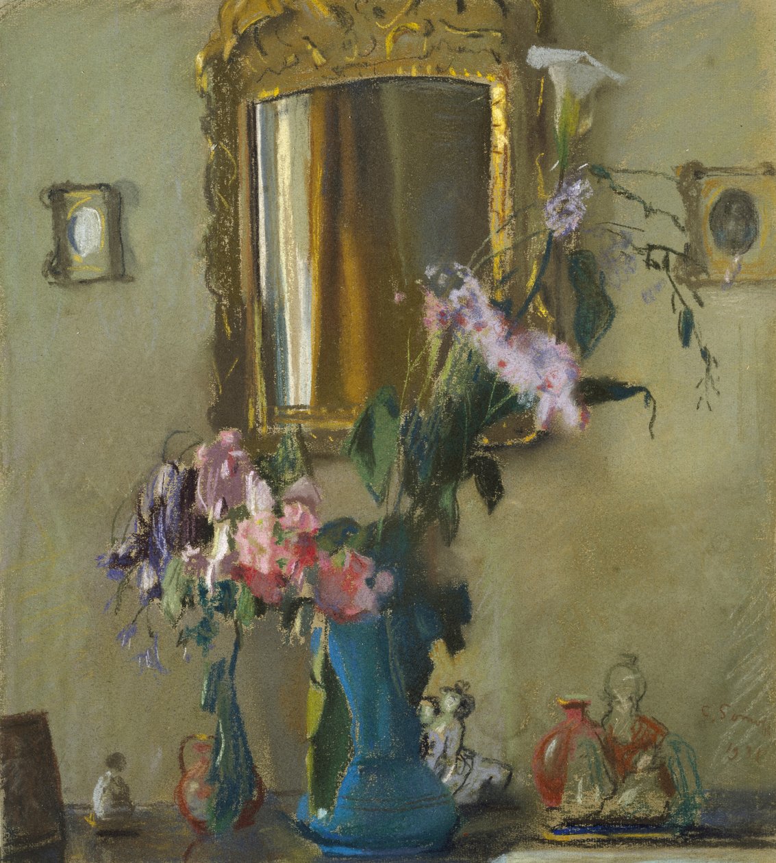Stilleven: Een Interieur, 1931 door Konstantin Andreevic Somov
