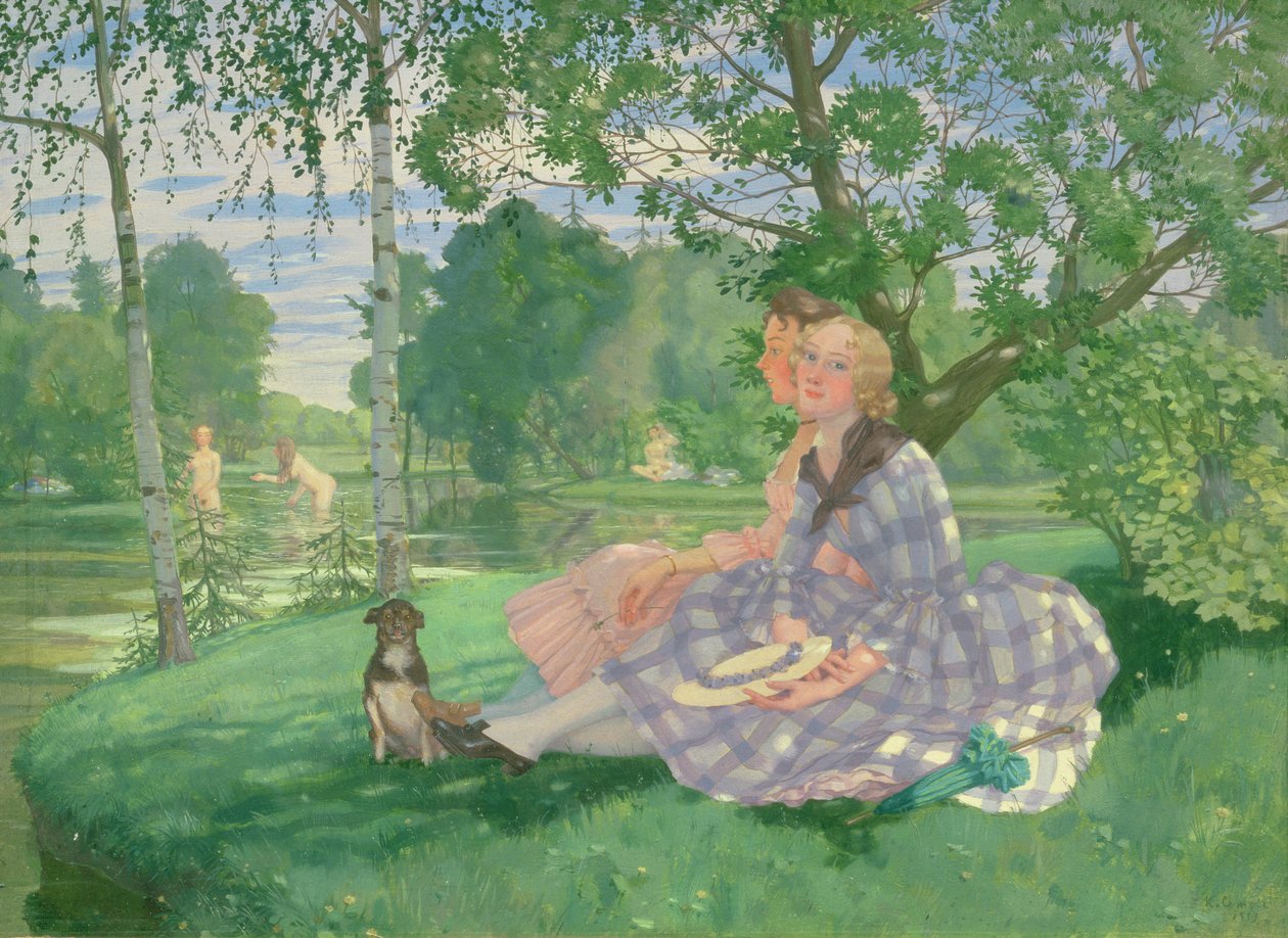 Zomer door Konstantin Andreevic Somov