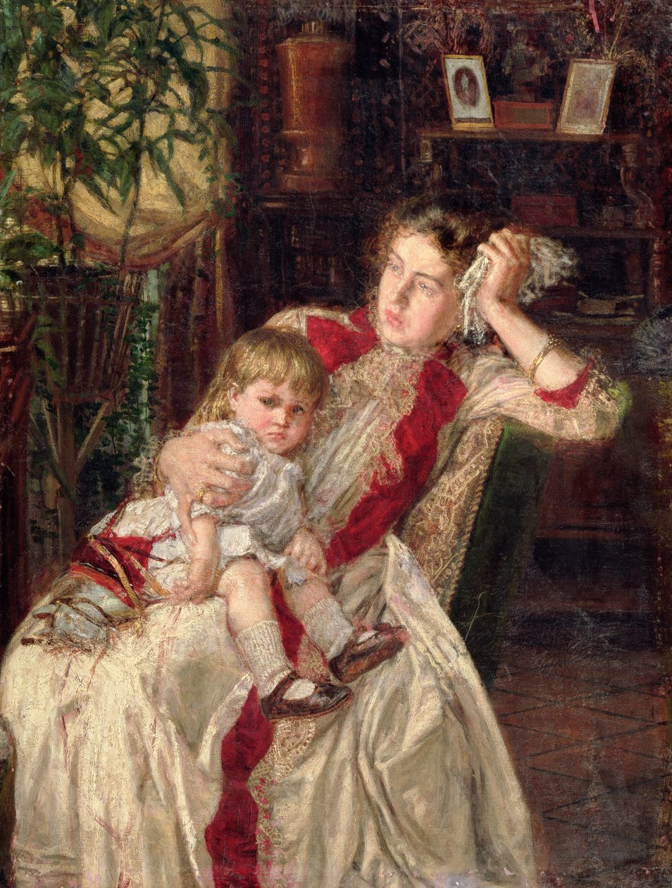 Familieruzie, 1890 door Konstantin Apollonovich Savitsky