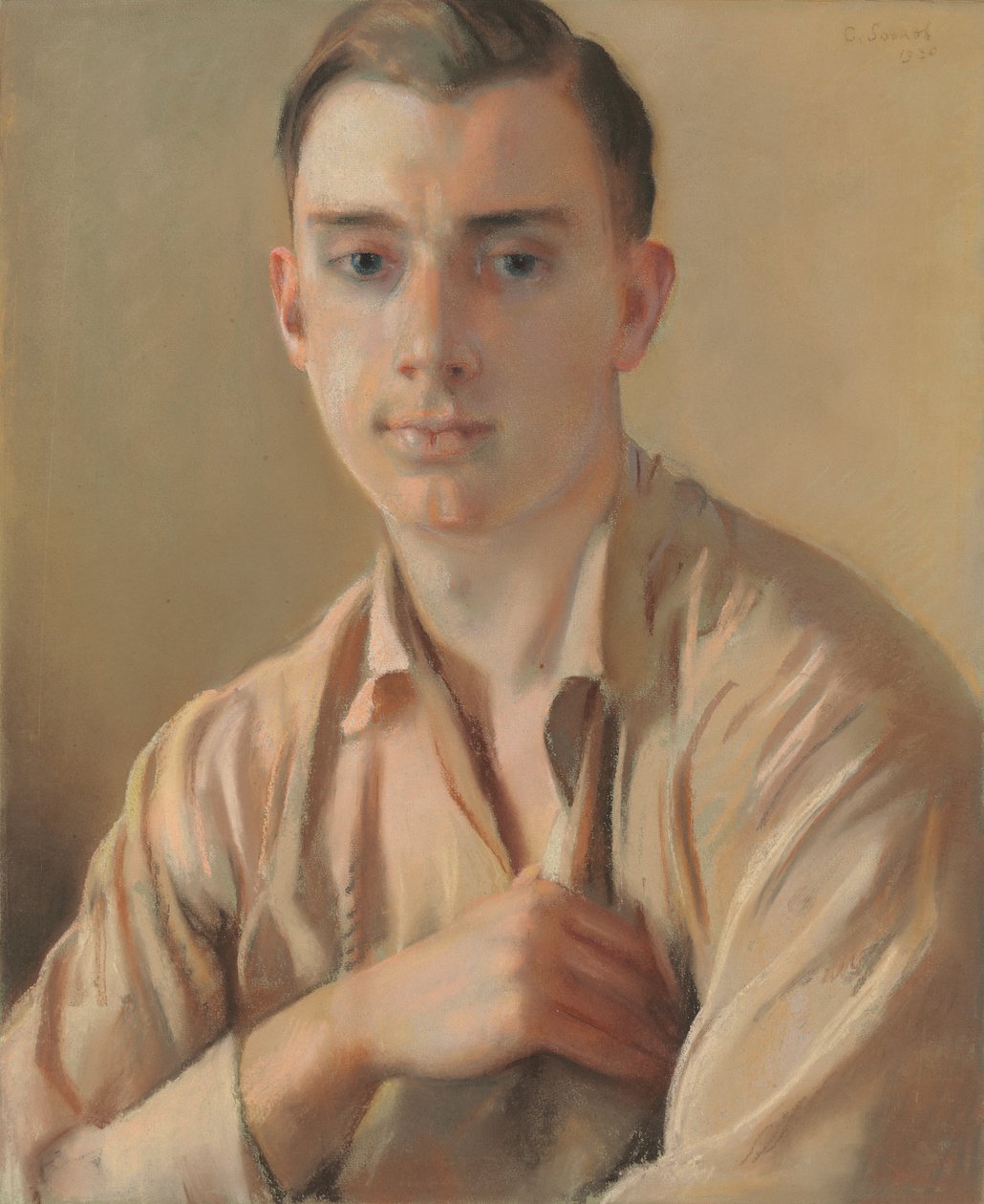 Portret van Boris Snejkovski door Konstantin Andreevic Somov