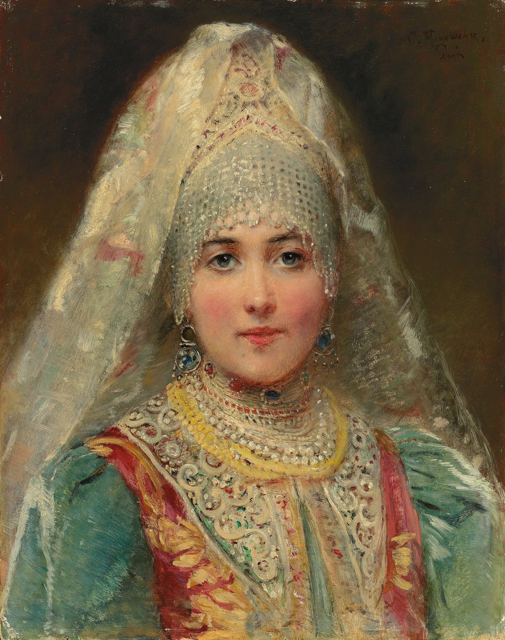 Boyarina door Konstantin Egorovich Makovsky