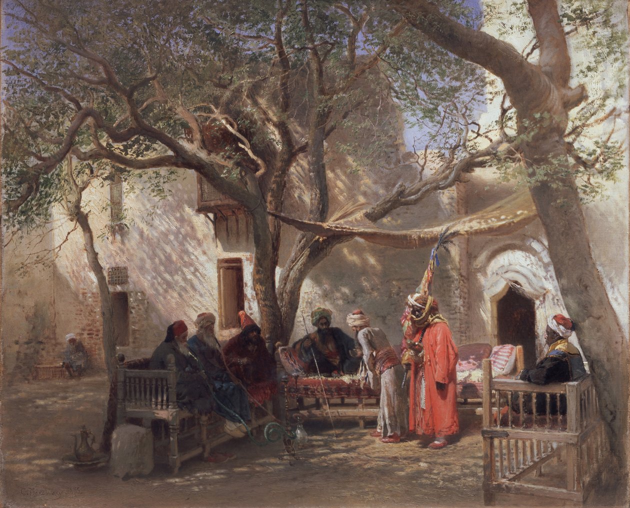 Derwisjen in Caïro door Konstantin Egorovich Makovsky