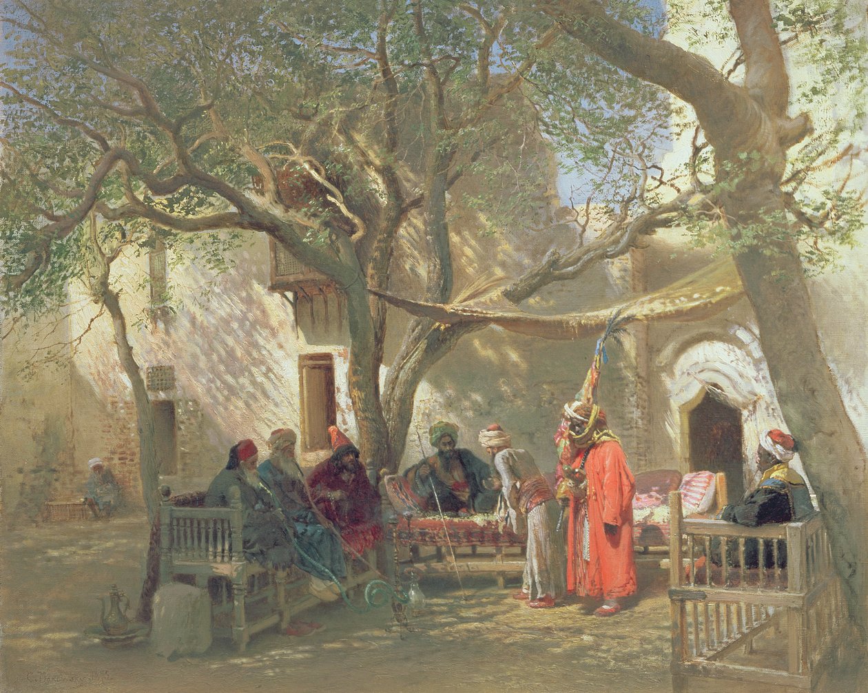 Derwisjen in Caïro door Konstantin Egorovich Makovsky