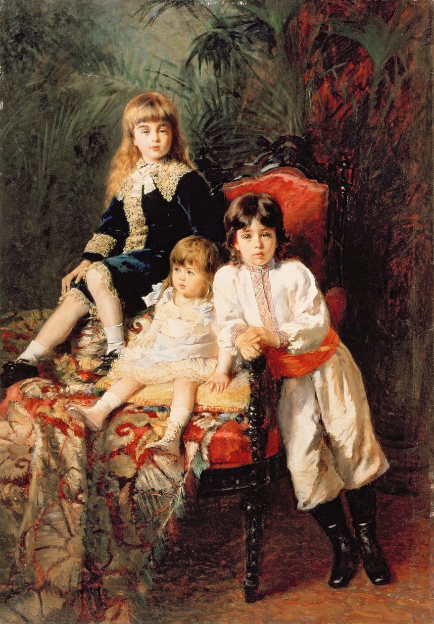 De Kinderen van Meneer Balashov door Konstantin Egorovich Makovsky