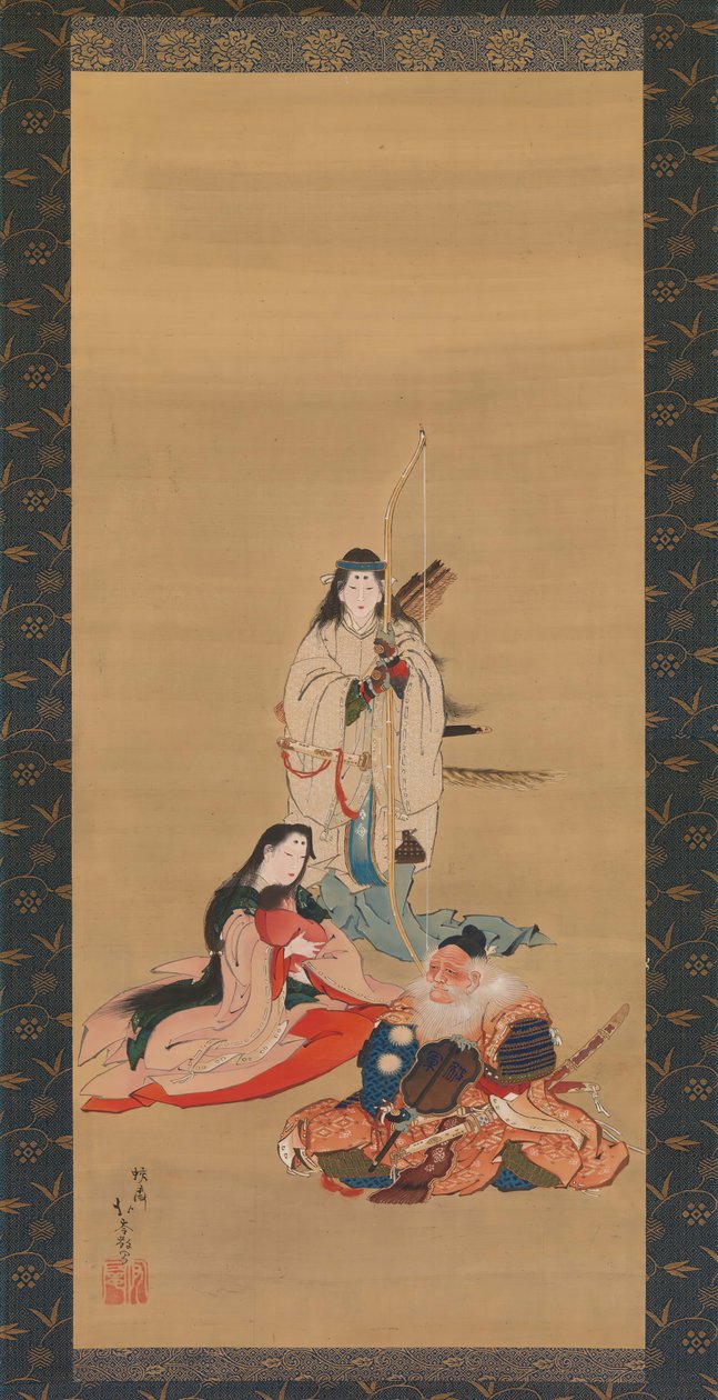 De Legendarische Keizerin Jingu, midden 19e eeuw door Kosai Hokushin