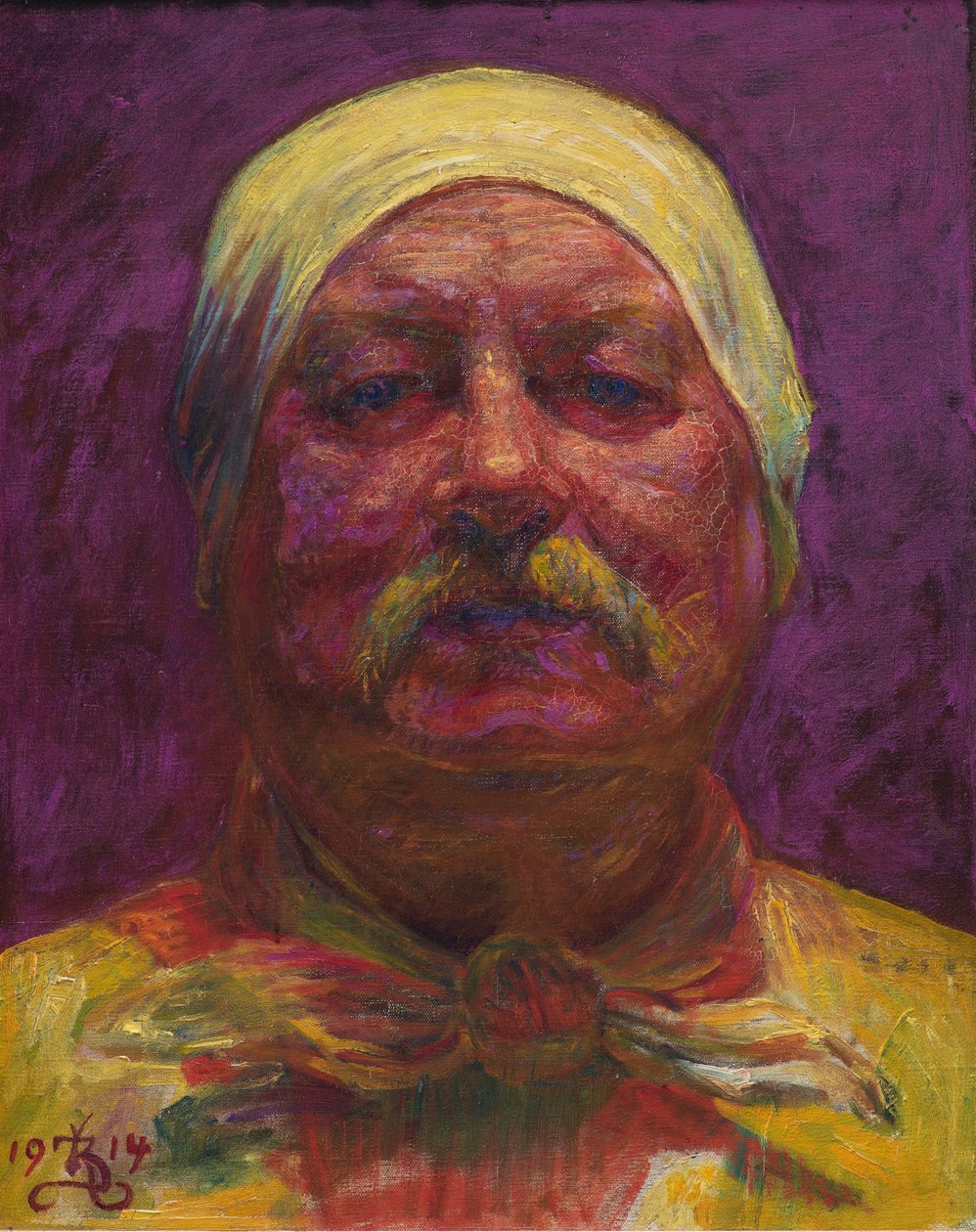 Zelfportret, 1914 door Kristian Zahrtmann