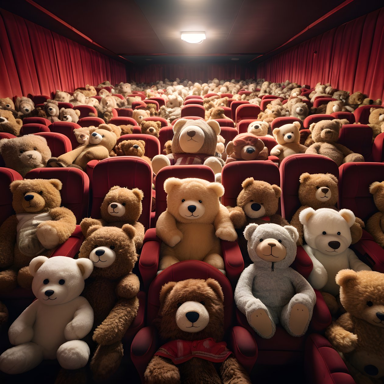 Miljoenen teddyberen in een bioscoop 2 door Kurt Heppke