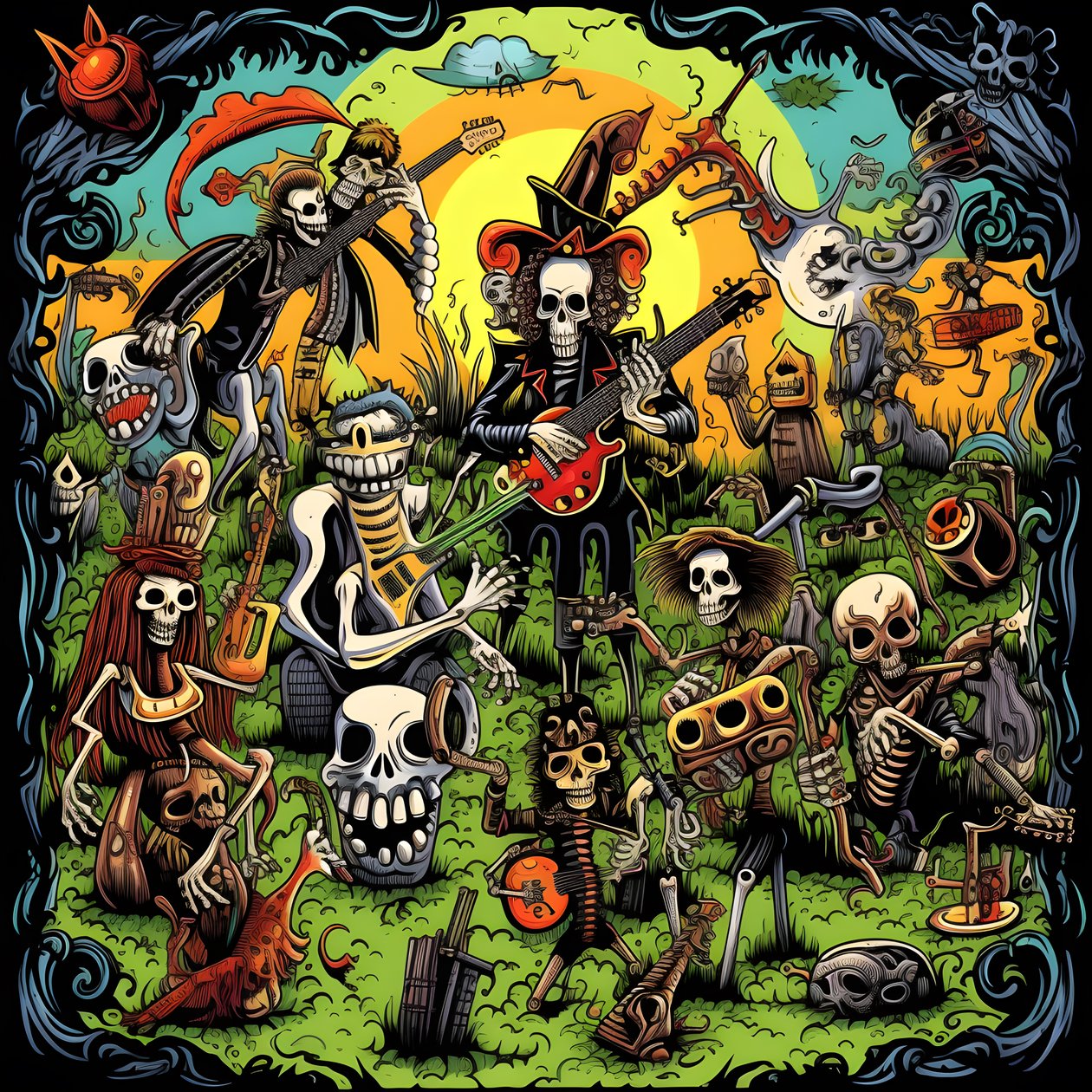 Monsters spelen instrumenten 1 door Kurt Heppke