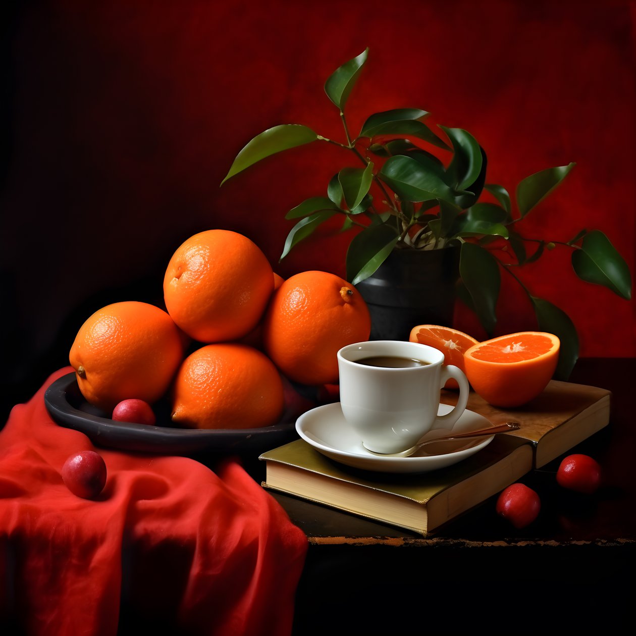 citrusvruchten rood boek koffie 2 door Kurt Heppke