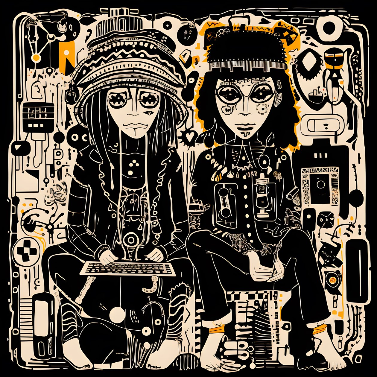 maart mixtape duo door Kurt Heppke