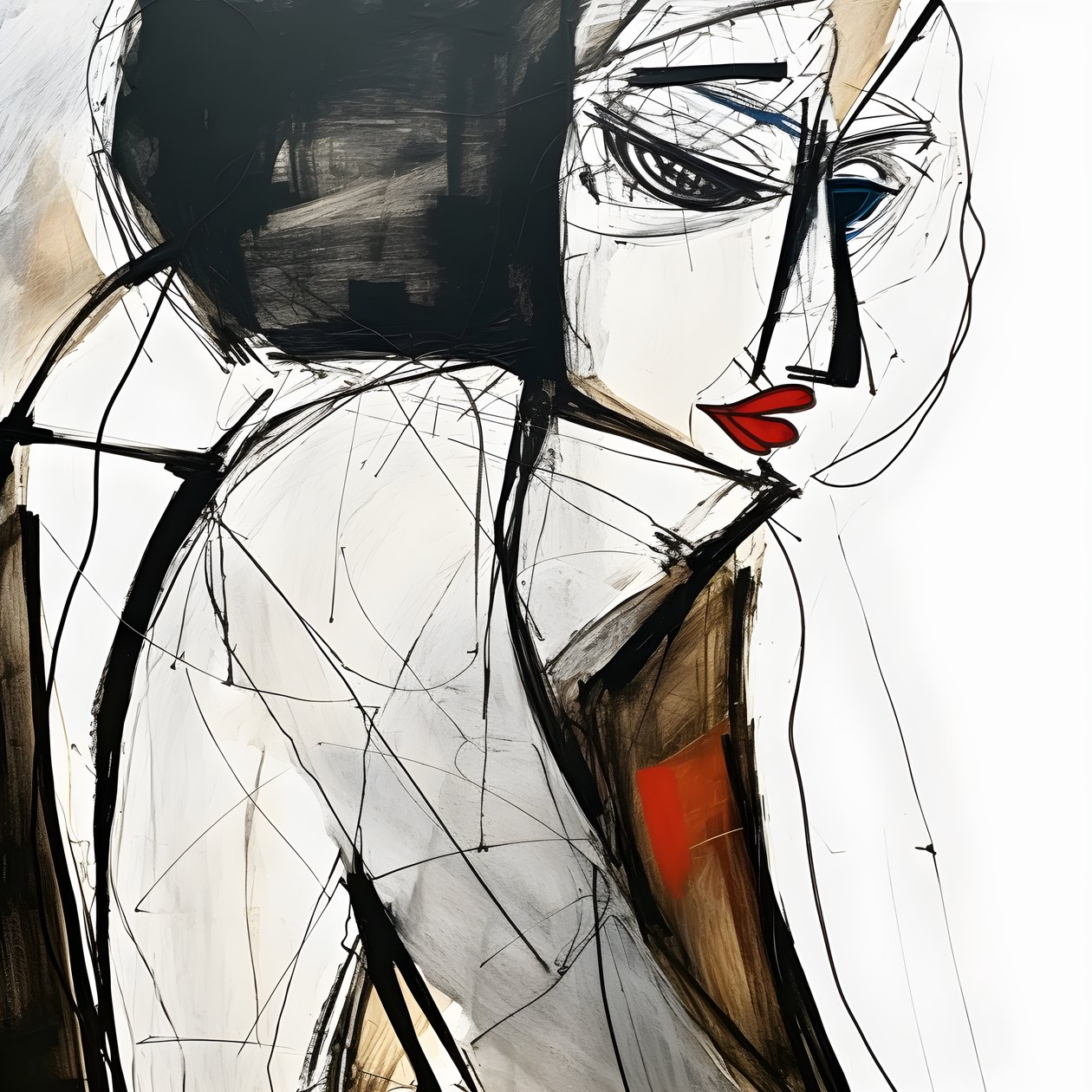nankin kunst portret 1 door Kurt Heppke