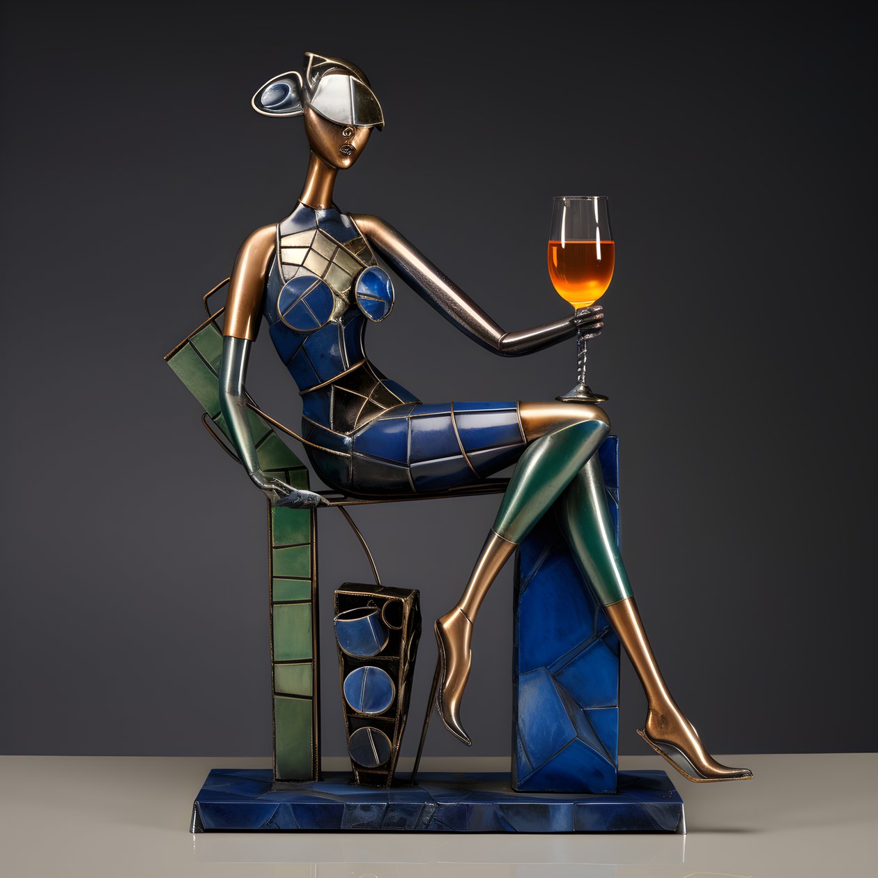 eigenaardige sculptuur door Kurt Heppke