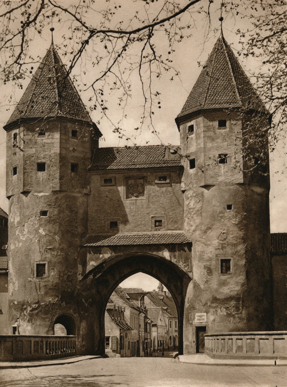Amberg. Nabburger Tor, 1931 door Kurt Hielscher