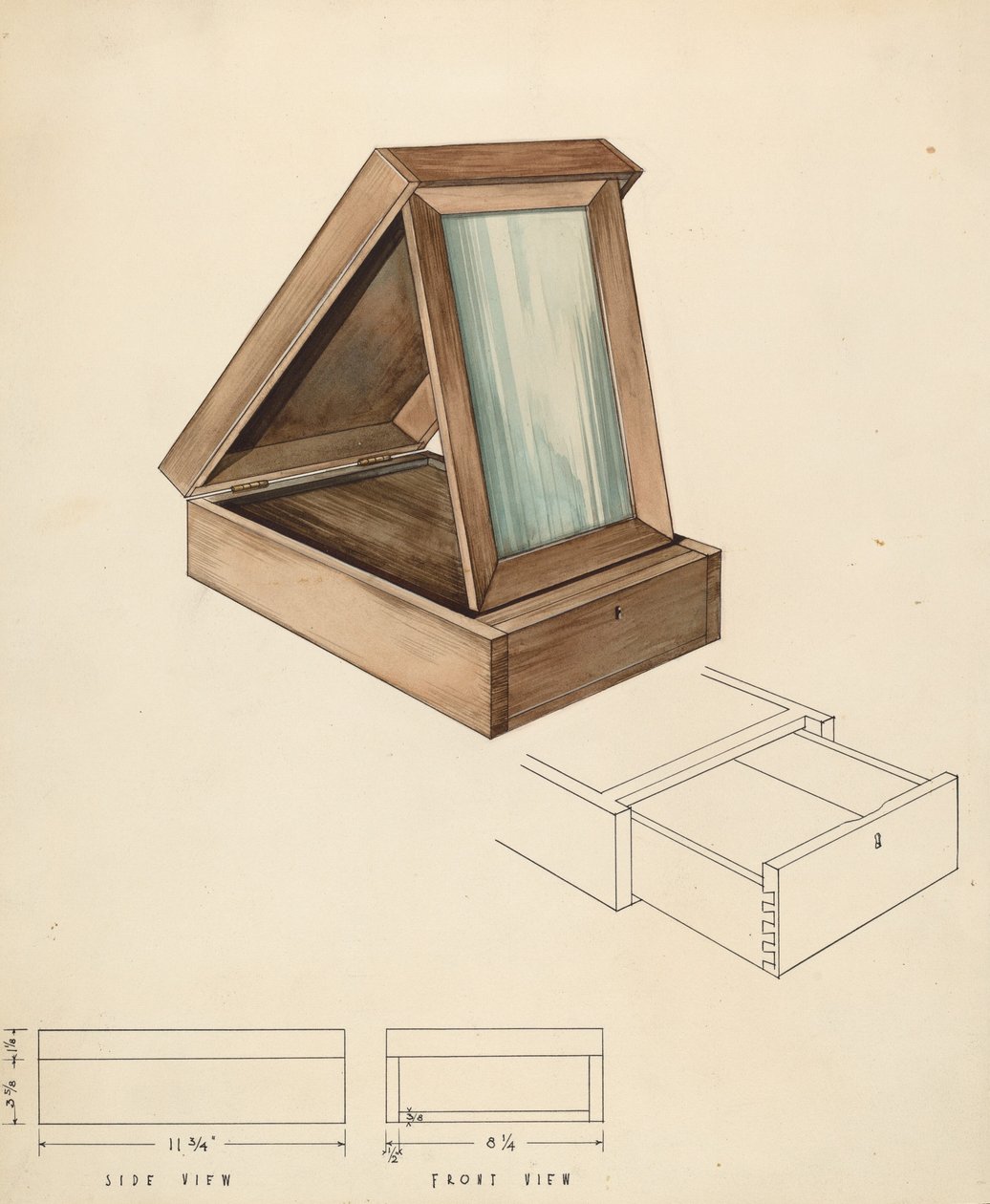 Bishop Hill: Dressing Case, 1936 door Kurt Melzer