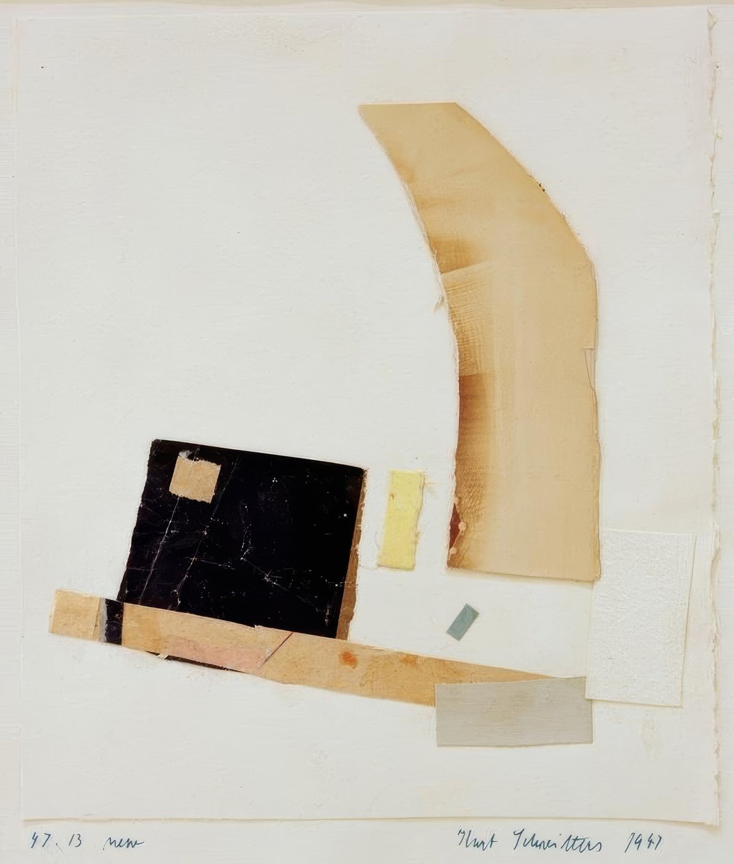 47. 13 nieuw door Kurt Schwitters
