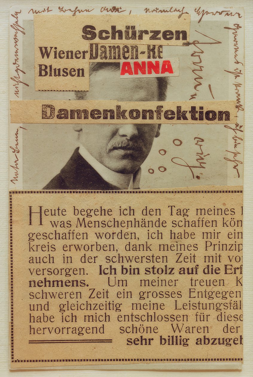 Aan Walter Dexel door Kurt Schwitters
