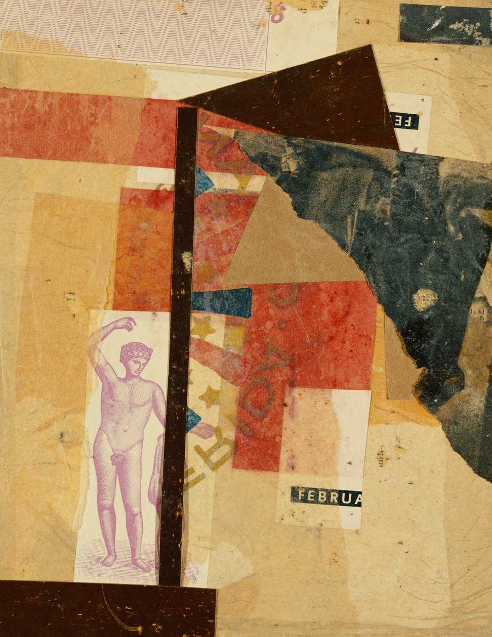 Apollo in februari door Kurt Schwitters